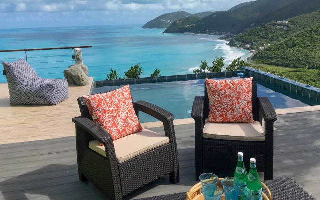 'tortola Adventure' Private Villa: Ocean-view Pool