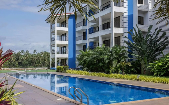 2BR w Pool Sauna 2km to Baga Calangute Beach