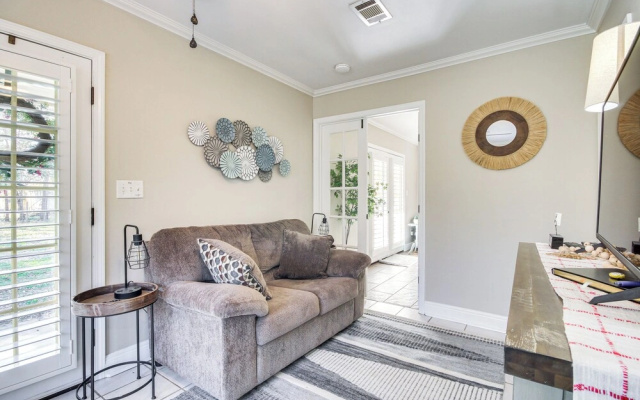 Walk to Beach: Waveland Retreat w/ Yard!