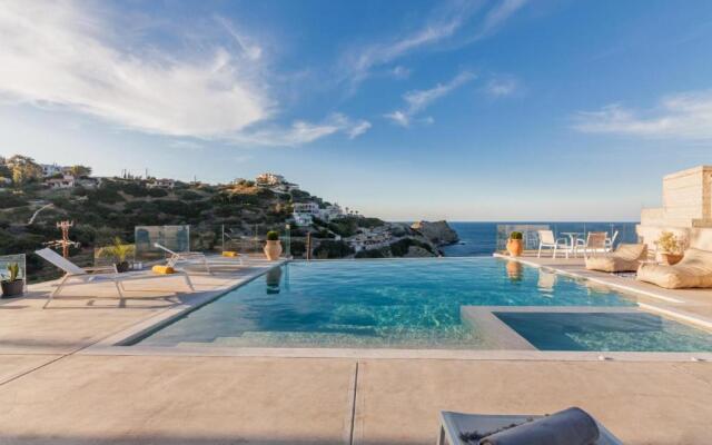 Amazing View Villa Aliki With Infinity Pool