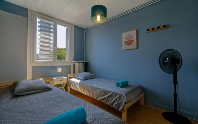 Le Smile - 3 Bedrooms - 8pers - Parking - Centre Gare