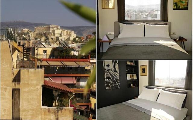 Stylish penthouse with Acropolis and 360 view