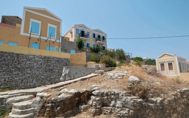 Bright Holiday Home in Symi Island With Balcony