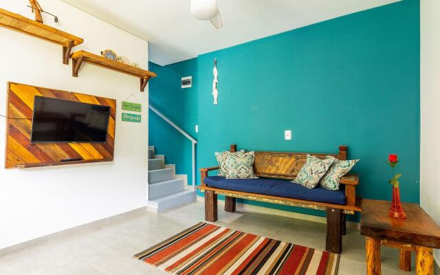 Casa 3Q c/ churrasq. 800m da praia RJU8301