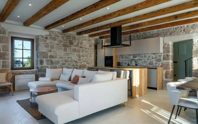 Sea front Villa Draga - infinity pool