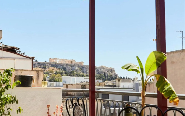 Mosaics Athens central Studio with Acropolis view