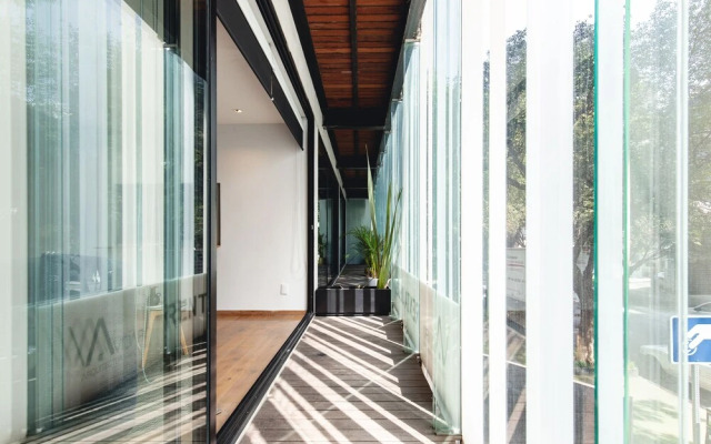 Bright Designer Studio with Balcony in POLANCO