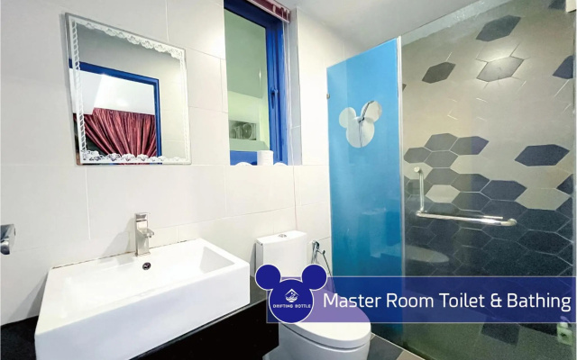 Viva Jazz2/Disney Sea Theme/Pool View/Projector – Bathroom – Kuching
