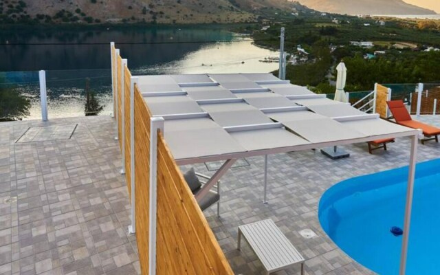 Stunning Lake Kournas Retreat 2 New Private Pool