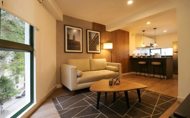 w Impressive 1BR Near Central Restaurante