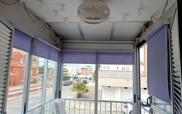 Gran Terraza cerca del mar.