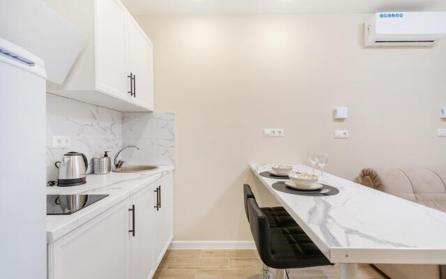 In an apartment on Taininskaya Street