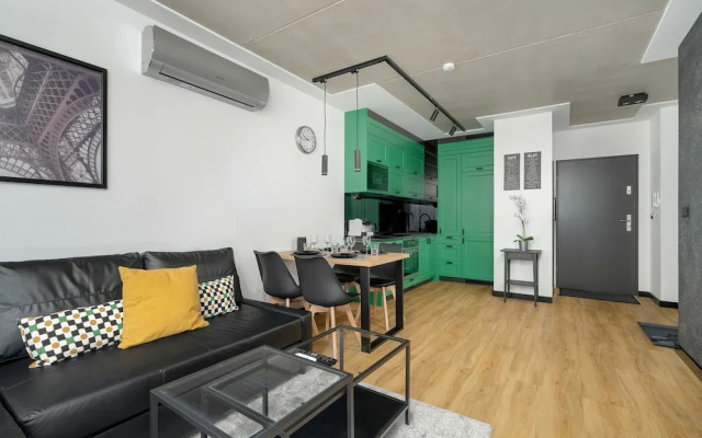 Black and Green Apartment by Renters