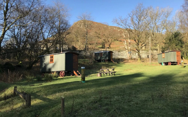 Traditional Shepherd's hut in the Lake District