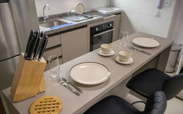 Studio com Lazer Completo e boa Localiza o