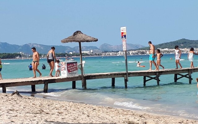 Studio in Alcúdia, With Wonderful Mountain View, Pool Access, Furnishe