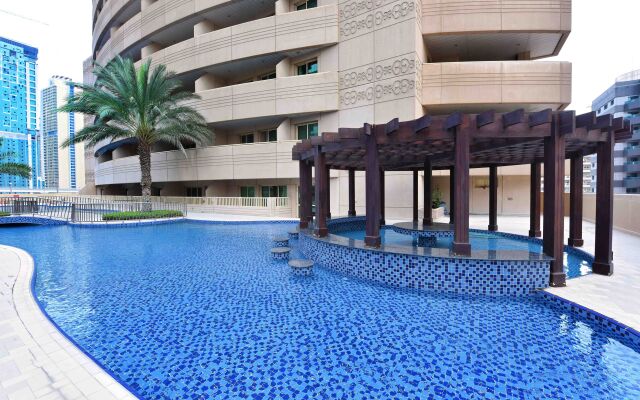 1BR Apartment in Dubai Marina Amazing Balcony