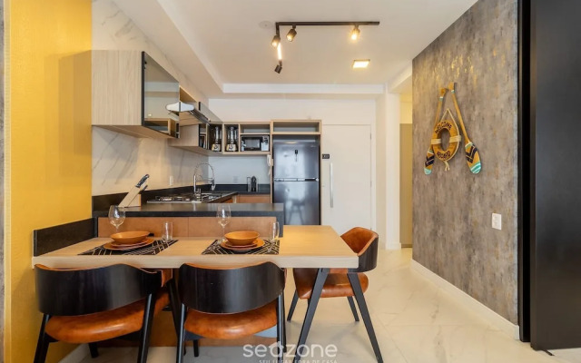 On the sea Court Apartment in Campeche Rvm0203