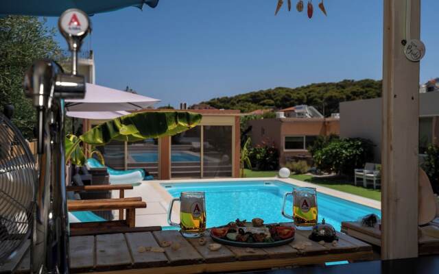 Modular Bungalows With Heated Pool Artemis Greece