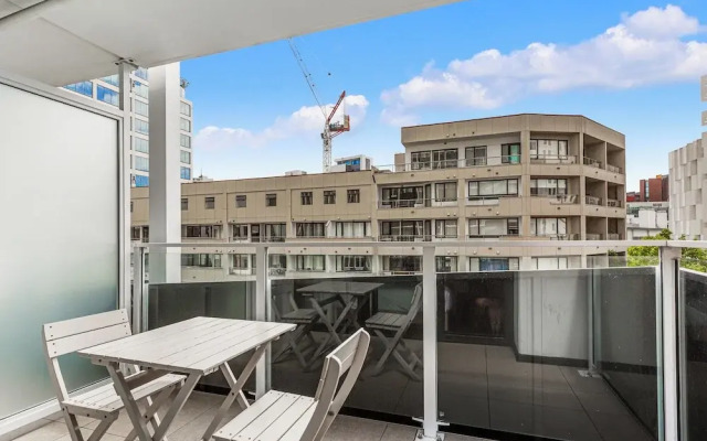 Central Studio + Private Balcony!