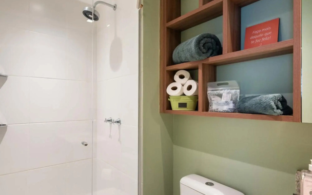 Pinheiros Faria Lima, Novo, 38M2, WIFI500MB
