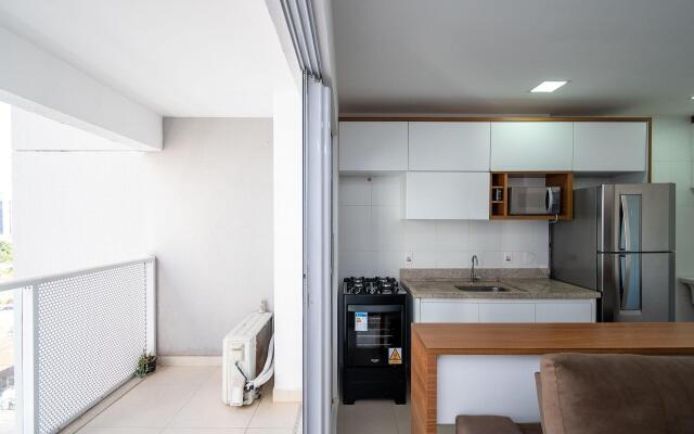 1 Quarto com Varanda no Jardim Goiás - MSO1208