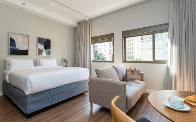 Ayra Higienópolis - Apartamentos mobiliados com excelente vista e localização