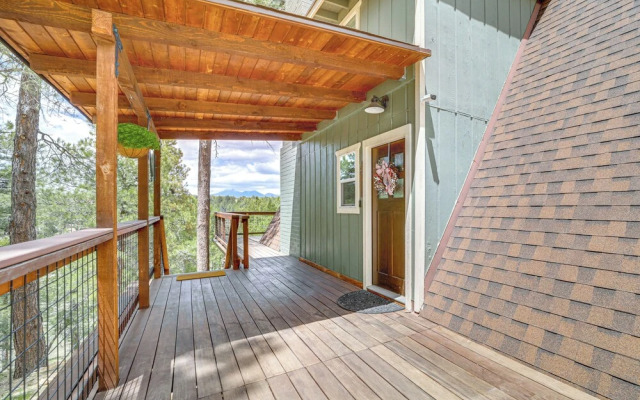 Flagstaff A-frame Cabin w/ Deck & Lovely Views!