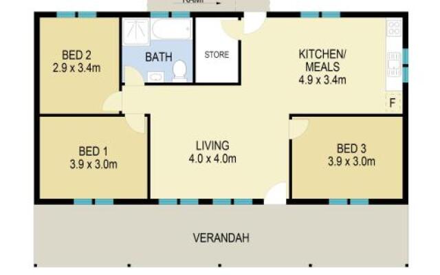 Kangaroo Cottage - cute Accom in bushland setting