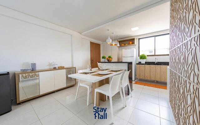 Apart Luxo-3QTS-Cond Beach Class-Beira-Mar-SH013