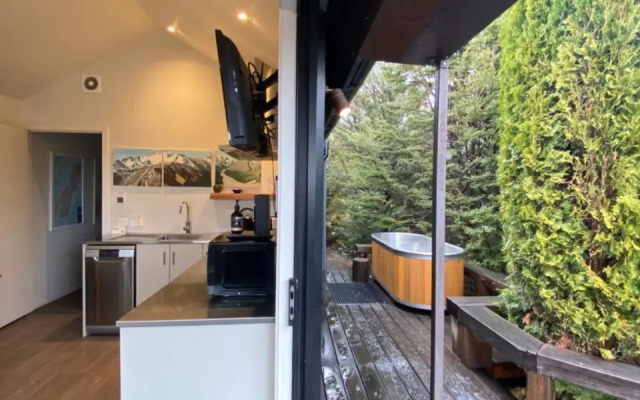 Black Beech House with Stunning Outdoor Bath