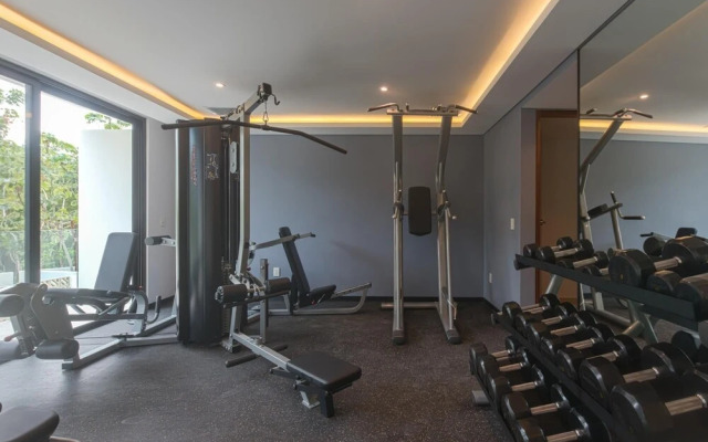 Modern Stunning Studio Swim-up Pool Fully-equipped Gym, Tulum