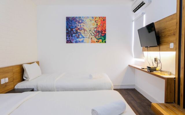 Studio Apartment with Twin Bed at Aeropolis Residence