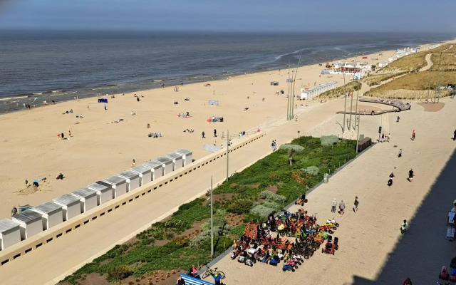 Apartment Westende with Sea View