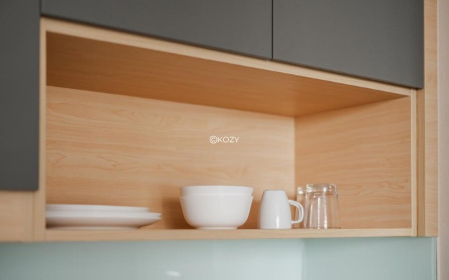 AMBER by Kozystay Studio with Pool View in Central Park Area – Kitchen – Jakarta