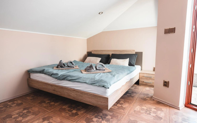 POINT flat, beautiful view from terrace to Prague Castle