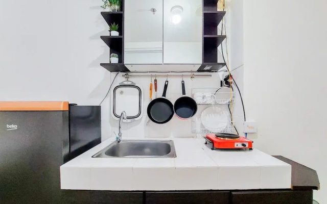 Modern Studio Apartment M-Town Residence Near Shopping Mall