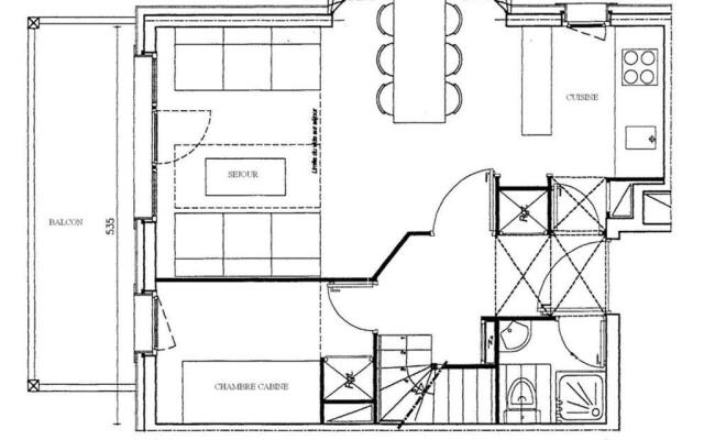 Appartement Valmorel, 3 pièces, 7 personnes - FR-1-291-728