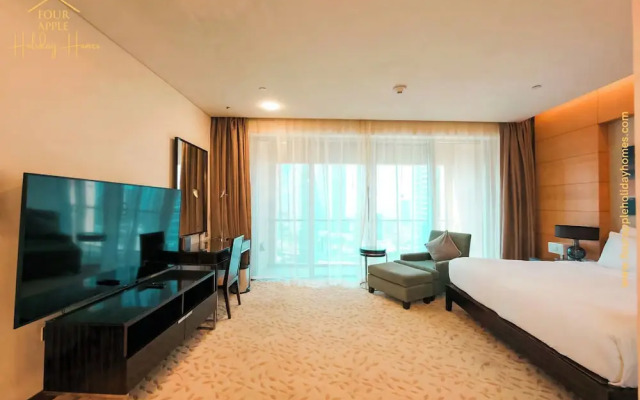 Studio with Thrilling Burj Khalifa View