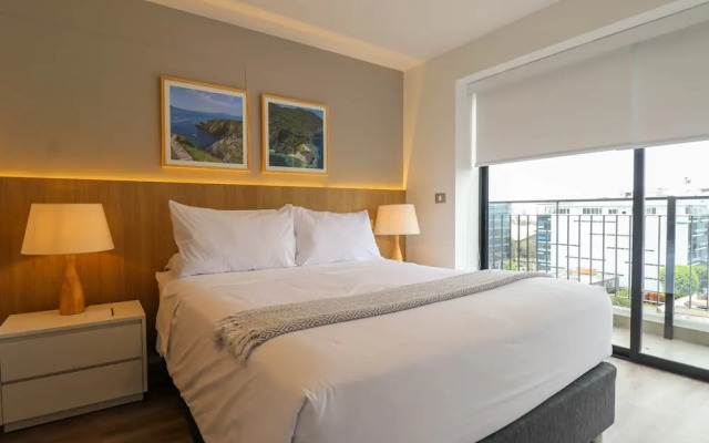 w Comfortable 1BR w Modern Balcony in San Isidro