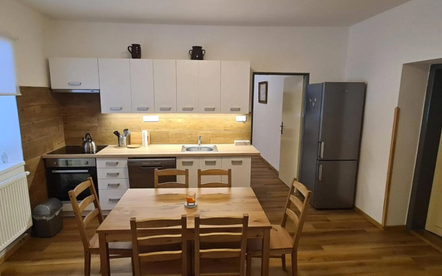 Chalupa Rochlitz s horkým koupacím sudem