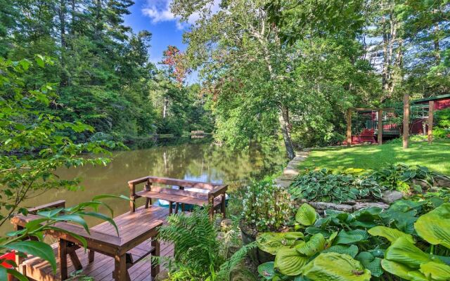 Waterfront Home w/ Boat Dock on Mirror Lake!