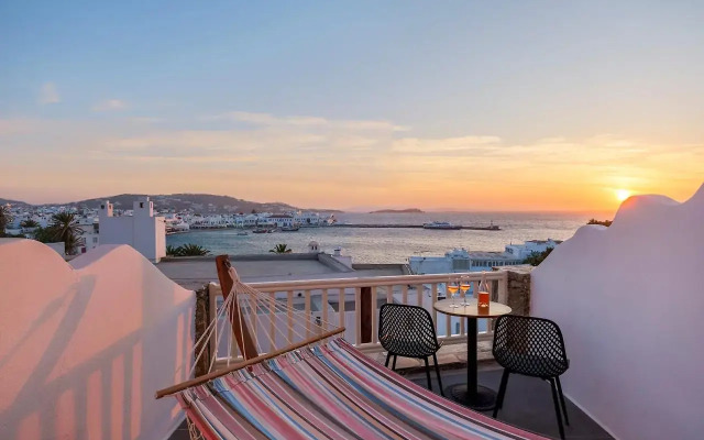 Yalos hotel sunset view