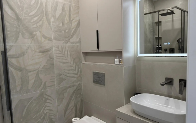 Уютная студия в пастельных тонах