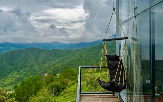 SaffronStays Glasshouse Celeste Ranikhet luxurious glass villa with breathtaking views All clear roads