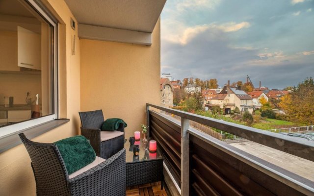 Exklusiv & Zentral: 1-Zi. Apartment mit Balkon Stellplatz