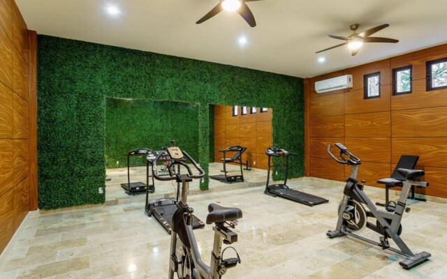 Modern 2 BR Apartment Aldea Zama Rooftop Pool Gym Cinema