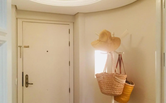 Marbella downtown next to the sea