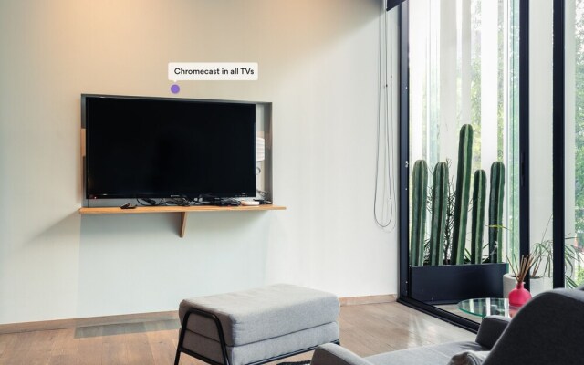 Casai Amazing & Luxury Unit in Polanco with a balcony