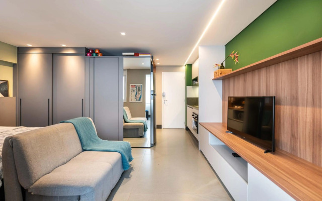 Pinheiros Faria Lima, Novo, 38M2, WIFI500MB